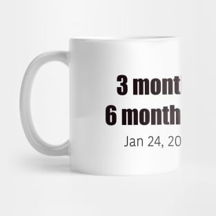 Elon Musk - 3 months maybe, 6 months definitely Mug